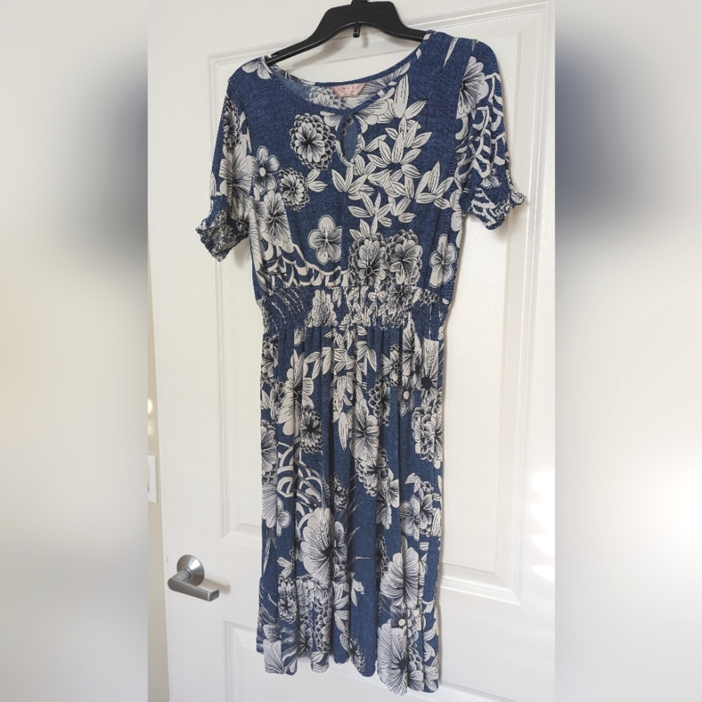 Amana Keyhole Stretch Dress (M)